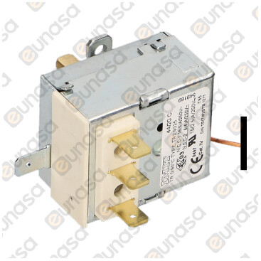 Thermostat 0-90ºC 16A 250V