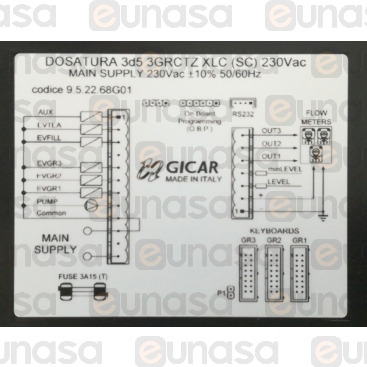 Centralita Electrónica 3d5 3GRCTZ Xlc 230VAC
