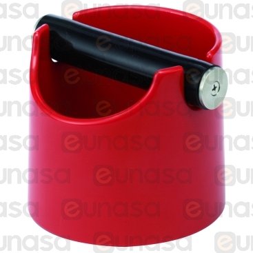 Round Red Plastic Knock Box Ø120x100mm