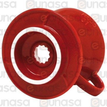 Red Ceramic V60 Drip Cone 1-2 Cups