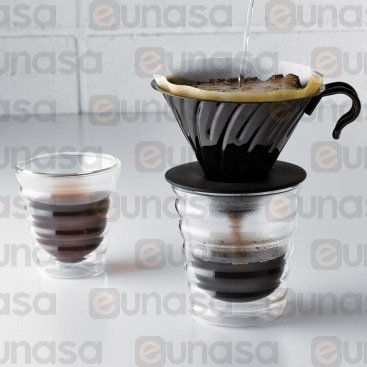 Black St Steel V60 Drip Cone 1-4 Cups