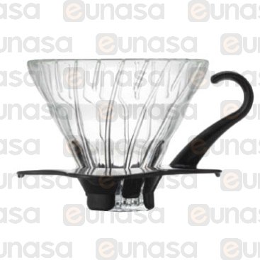Black Glass V60 Drip Cone 1-2 Cups