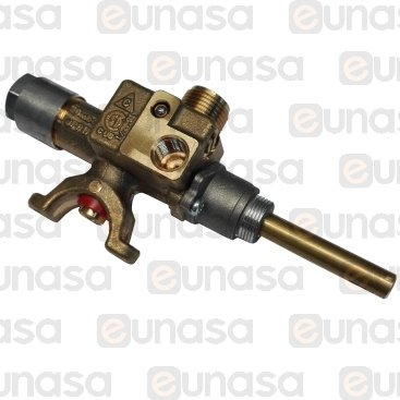 Rubinetto Gas Cucina 65mBAR BY-PASS: 0,55 Mm