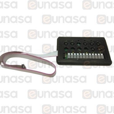 Electronic Button Panel 6 Buttons 158x103mm