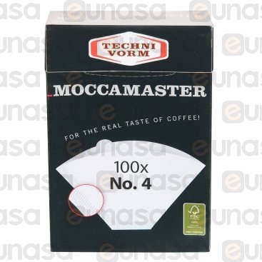 White Drip Paper Filter N.4(100u) Moccamaster