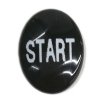 Oval Black START-UP Button