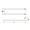 Bread Toaster Heating Element 1250W 230V