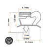 Burlet Porta Armadio EXT=1575x615mm