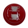 2 Long Coffee Red Button Venezia