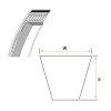 Profilo Cintura Trapezoidale Y / 6 352x6x4mm