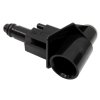 Black Inlet Water Hose Fitting