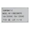 Temporizador 15min 16A 250VA C/TIMBRE T°125°C