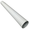 Tubo Aluminio Ø110x1000mm Blanco