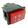 ON-OFF Red Switch 34x23mm  E35/40/50