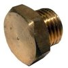 Brass Boiler Drain Cap Fitting 1/4"
