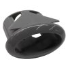 Oval Support PUSH-BUTTON 21x11mm Gray Pvc