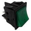 Interruptor Verde 30x22mm 230V Bipolar