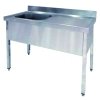 Sink With Frame 1400x600mm Right Hand Drainer