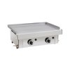 2-ZONE Countertop Gas Hot Plate 600x400mm