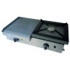 Gas Smooth Hot Plate 400x400mm + Burner 40x40
