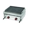 Counter Top Gas Steel Lava Rock Grill PB-60