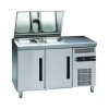 St Steel 2-DOOR Refrigerated Table For Salads