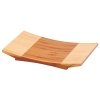 Curved Bamboo Sushi Board 210x120x25mm