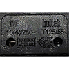 Green SINGLE-POLE Switch 230V 16A 30x11mm