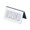 Reserved Table Sign 50x100mm English